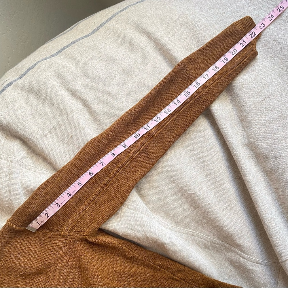 & OTHER STORIES Brown Long Sleeve Cotton Crewneck Sweater - Picture 9 of 9